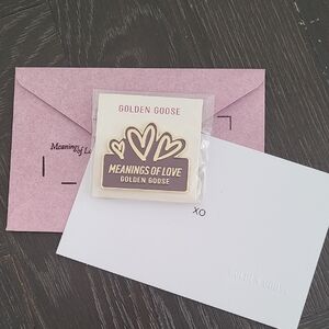 NWT Golden Goose St. Valentine Pin